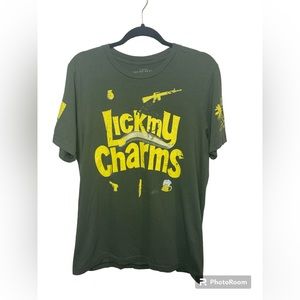 Grunt Style green short sleeve graphic tee shirt. Large